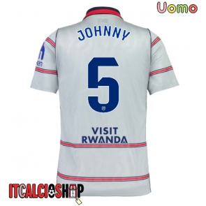 Atletico Madrid Johnny Cardoso #5 Terza Maglia 2026-27 Manica Corta Atletico Madrid Johnny Cardoso #5 Terza Maglia 2026-27 Manica Corta